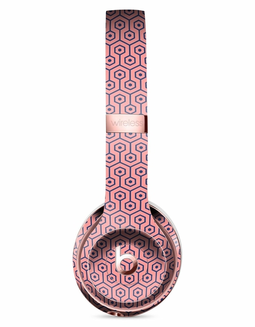 Navy Cells Over Coral  2 Full-Body Skin Kit for the Beats by Dre Solo – Bild 2