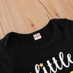 Newborn Infant Baby Girls Letter Star Jumpsuit – Bild 3