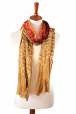 OMSutra Tie-dye designer fashion Silk Scarves – Bild 2
