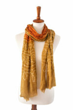 OMSutra Tie-dye designer fashion Silk Scarves – Bild 5