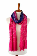 OMSutra Tie-dye designer fashion Silk Scarves – Bild 3