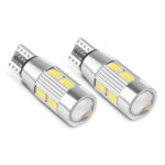 2Pcs Car T10 W5W 194 10-LED Wedge Light Cool Blue – Bild 2