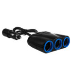 3 in 1 Car Cigarette Lighter Socket Adapter – Bild 2