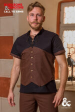 Dungeons & Dragons Rogue Hooded Vest Brown – Bild 2