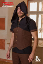 Dungeons & Dragons Rogue Hooded Vest Brown – Bild 4