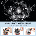 6 in 1 Multifunction Electric Shaver Wet Dry Use Trimmer – Bild 3