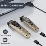 2 in 1 All-metal Electric Hair Clippers Set High-power Hair Trimmer – Bild 5