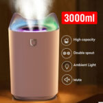 Humidifier Home 3L Air Ultrasonic Essential Oil Aroma Diffuser Double – Bild 2