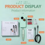 Portable Nail Drill Pen Polisher Rechargeable Electric Nail Drill – Bild 6
