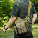 Tactical Shoulder Bag Army Military Crossbody Sling Bag Men's Outdoor – Bild 4