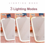 LED Makeup Mirror Touch Screen Vanity Mirrors USB Charging Cosmetic – Bild 2