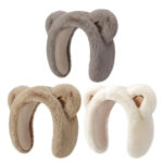 Bear Earmuffs Cartoon Little Bear Warm Earmuffs for Girls Winter