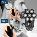 5 In 1 7D Men's Rechargeable Bald Head Electric Shaver – Bild 6