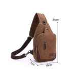 Men Anti Theft Chest Bag Shoulder Bags Short Trip Messengers Bags – Bild 6