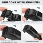Men's Electric Groin Hair Trimmer Pubic Hair Trimmer Body Grooming – Bild 6