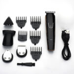 5 In 1 USB Rechargeable Beard Nose Trimmer Electric Hair Clipper For