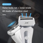 Electric Shaver Rechargeable Shaver Men's Beard Shaver Wet and Dry – Bild 2