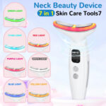 7 Colours Neck Beauty Instrument, Face Neck Body High-frequency Beauty – Bild 3