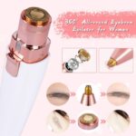 2 in 1 Electric Eyebrow Trimmer Painless Eye Brow Epilator For Women – Bild 4