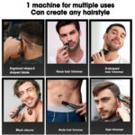 6 in 1 Multifunctional Grooming Kit Hair Clipper With Digital Display – Bild 4