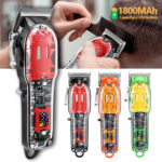 Electric Hair Clipper Hair Cutting Machine Wireless Trimmer  For Men