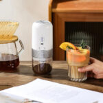 Electric Coffee Grinder USB Wireless Professional Ceramic Grinding – Bild 2
