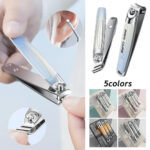 5pcs/pack Nail Clipper Kit Stainless Steel Nail Nippers Earpick Ear – Bild 2
