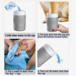 Portable Pet Paw Cleaning Cup Semi-Automatic Cleaning And Grooming Dog – Bild 6