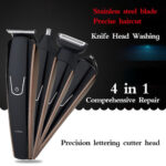 5 In 1 USB Rechargeable Beard Nose Trimmer Electric Hair Clipper For – Bild 2