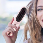 Hair Straightening Brush Fast Heating Negative Ion Hair Straightener