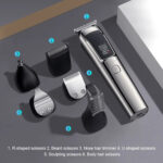 Mens IPX6 Waterproof Body Electric Shaver Beard Trimmer Nose Hair – Bild 3