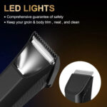Groin Body Hair Trimmer Dual Head Skin Safe Trimmer Foil Blades – Bild 3