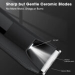 Body & Groin Hair Trimmer for Men Waterproof Dual-Head Ceramic Blade – Bild 3