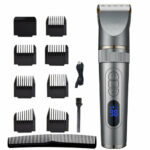 Hair Clipper Professional Electric Trimmer for Men with LED Screen