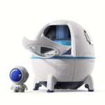 Portable 220ml USB Cool Mist Space capsule Aroma Essential Oil h2o