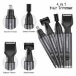 Electric Beard Trimer Rechargeable Nose Ear Hair Trimmer For Men – Bild 4
