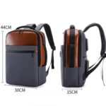 Business Backpack For Men Large Capacity USB Charging Bag Male – Bild 2