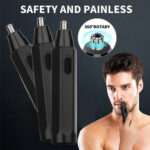 Popular Painless Electric Nasal hair Trimmer Usb Rechargeable Beard – Bild 3