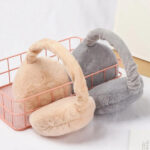 Fashion Autumn Winter Earmuffs Women Men Ear Warmer Plush Solid Color – Bild 3