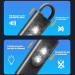 Self Defense Alarm 130dB LED Light Anti-wolf Alert for Teenagers Women – Bild 2