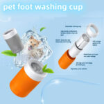 Portable Pet Paw Cleaning Cup Semi-Automatic Cleaning And Grooming Dog – Bild 4