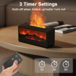Fireplace Humidifier Flame Aroma Diffuser Fire Humidifier Essential – Bild 4