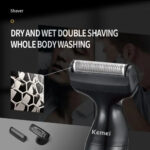 3 in1 Electric Shaver for Men Wet Dry Electric Razor Facial Beard & – Bild 2