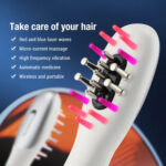 Household Electric RF Hair Growth Comb Oil Applicator Red Blue Head – Bild 3