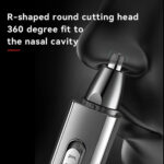 Professional Electric Nose Hair Trimmer 3 In 1 Sideburns Knife Head – Bild 2