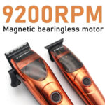 Professional 9200RPM 2PC SET Hair Clippers Hair Trimmer with Charging