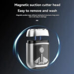 Electric Shaver Rechargeable Aluminum Alloy Magnetic Double Head – Bild 5