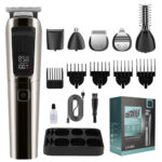 Mens IPX6 Waterproof Body Electric Shaver Beard Trimmer Nose Hair – Bild 4