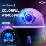 Portable 220ml USB Cool Mist Space capsule Aroma Essential Oil h2o – Bild 5