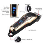 Electric Hair Clipper USB Rechargeable Professional Hair Barber for – Bild 2
